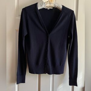 LOFT Women's S  V-Neck Navy Blue Cardigan Pre-owned excellent condition